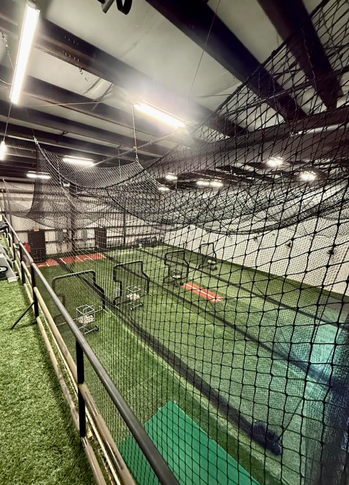 Baseball Batting Equipment And Net Cage