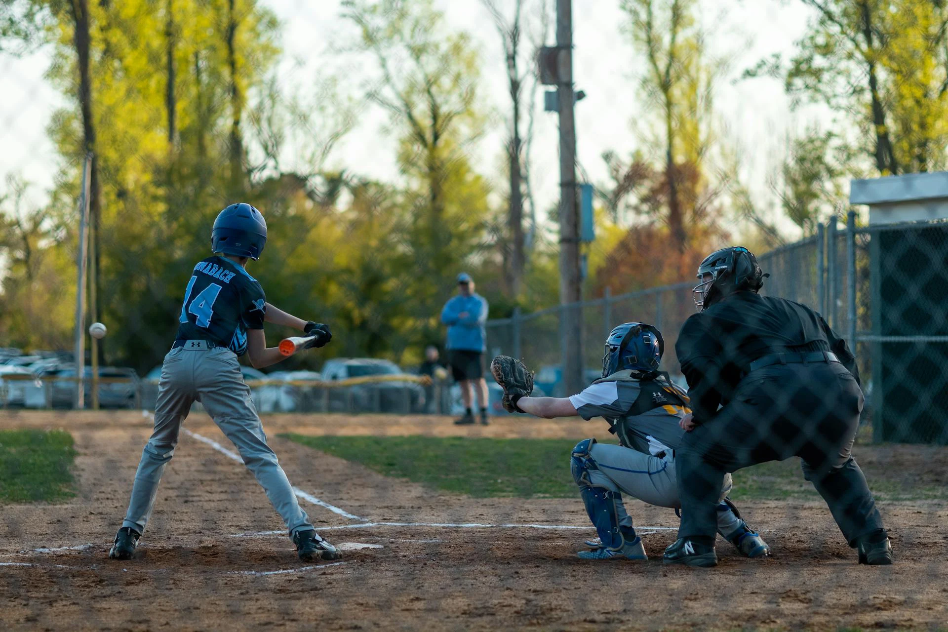 Baseball Training With Coach